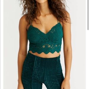 Free People Ilektra Evergreen Bralette